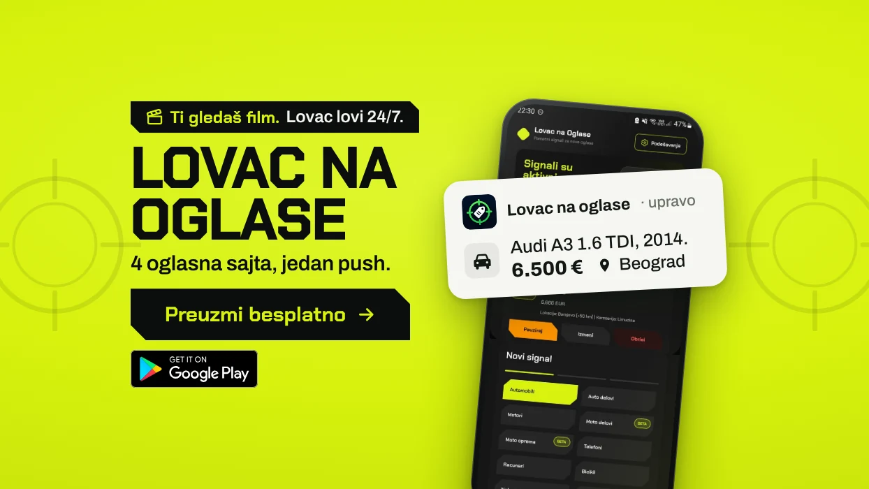Lovac na oglase — aplikacija koja ti prva javi kad izađe novi oglas